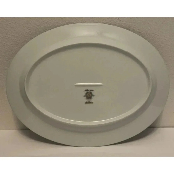 Noritake China Margaret‎ 6243 Pattern Small Oval Platter 11 5/8" Vintage Japan - Picture 2 of 3
